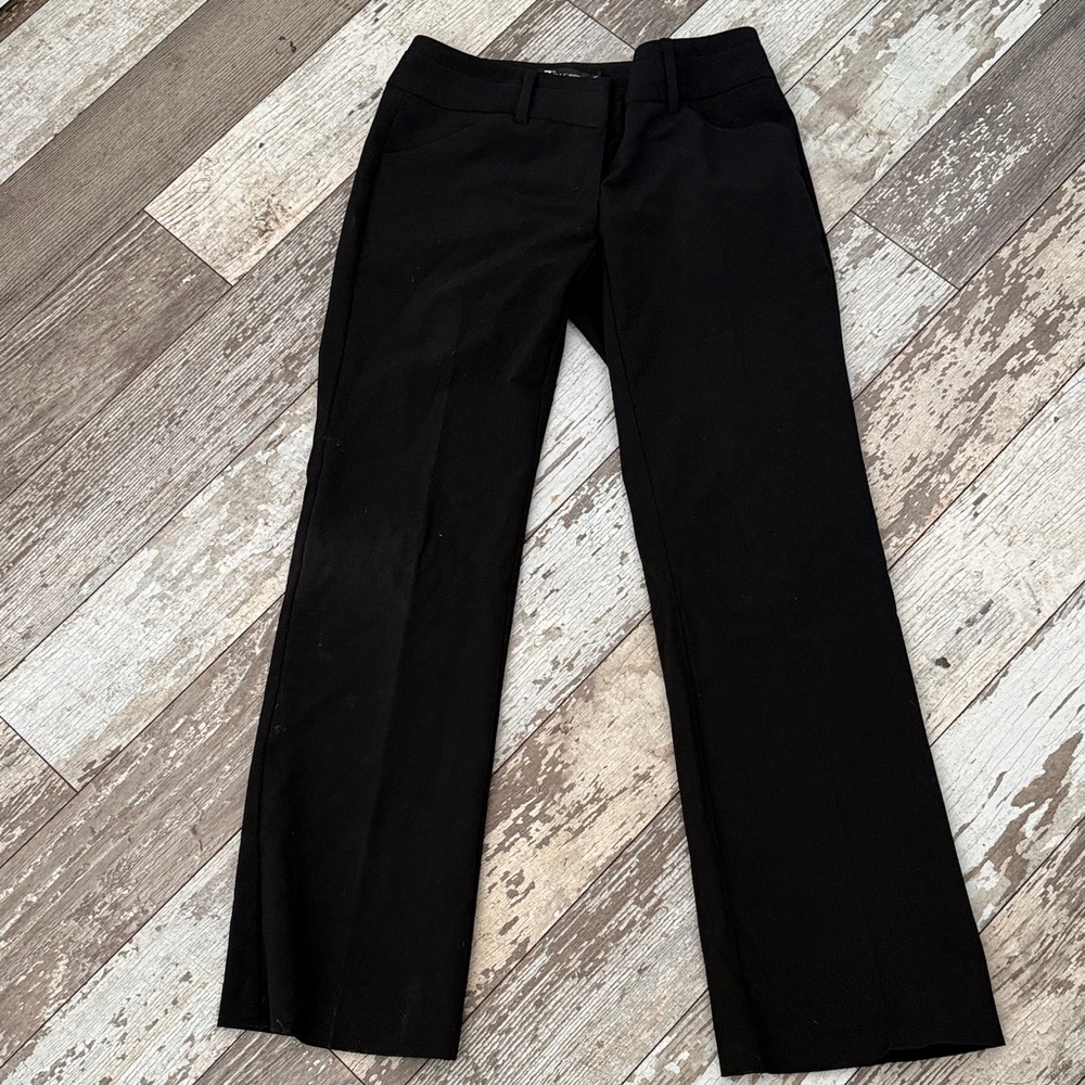 Women’s Size 0P 7th Avenue Black Classic Dress Pants